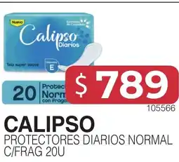 Masivos Calipso protectores diarios normal c/frag 20u oferta