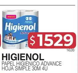 Masivos Higienol papel higienico advance oferta