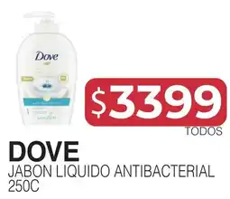 Masivos Dove jabon liquido antibacterial oferta
