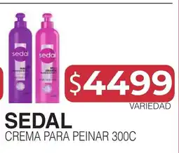 Masivos Sedal crema para peinar 300c oferta