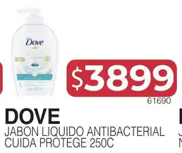Masivos Dove jabon liquido antibacterial cuida protege oferta