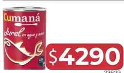 Masivos Cumaná jurel en agua y aceite oferta