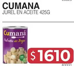 Masivos Cumaná jurel en aceite oferta