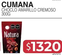 Masivos Natura choclo amarillo cremoso oferta