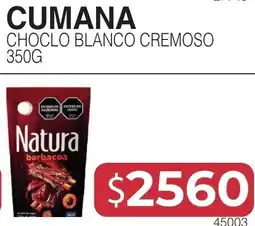 Masivos Cumana choclo blanco cremoso oferta
