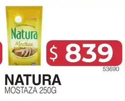 Masivos Natura mostaza oferta