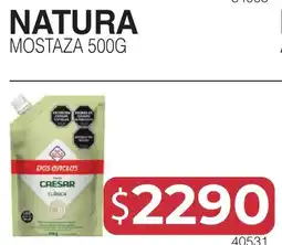 Masivos Natura mostaza oferta