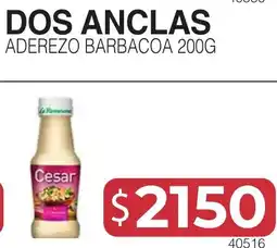 Masivos Dos anclas aderezo barbacoa oferta
