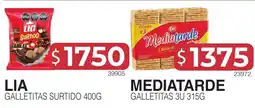 Masivos Lia galletitas surtido oferta