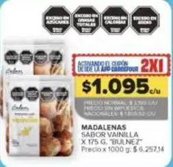 Carrefour Market Madalenas sabor vainilla oferta