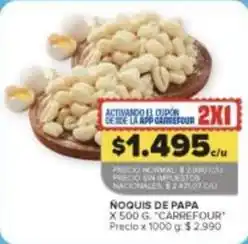 Carrefour Market Carrefour - ñoquis de papa oferta