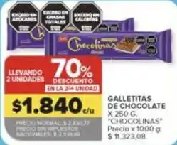 Carrefour Market Chocolinas - galletitas de chocolate oferta