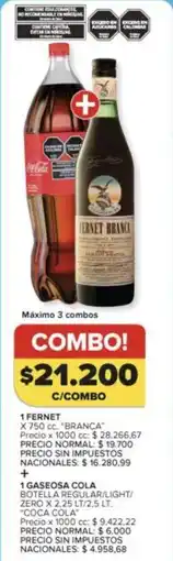 Carrefour Market Coca cola - fernet + gaseosa cola oferta