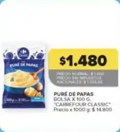 Carrefour Market Puré de papas oferta