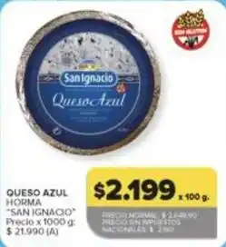 Carrefour Market San ignacio - queso azul oferta