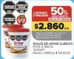 Carrefour Market Lola - dulce de leche clásico oferta