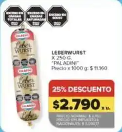 Carrefour Market Paladini - leberwurst oferta