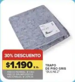 Carrefour Market Bulnez - trapo de piso oferta