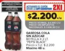 Carrefour Market Pepsi - gaseosa cola sin azucar oferta