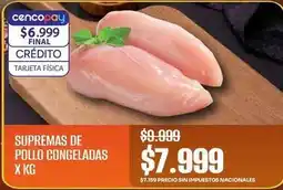 Makro Supremas de pollo congeladas oferta