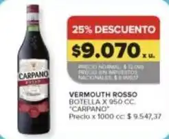 Carrefour Market Carpano - vermouth rosso oferta