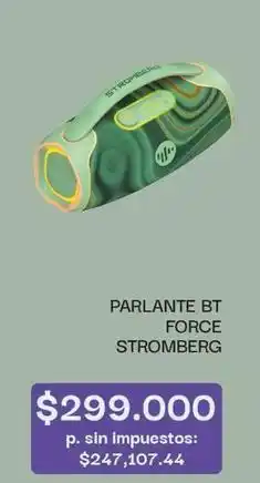 Jumbo Stromberg - parlante bt force oferta