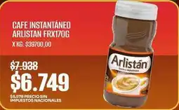 Makro Arlistán - cafe instantáneo arlistan frx170g oferta