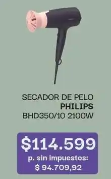 Jumbo Philips - secador de pelo bhd350/10 2100w oferta
