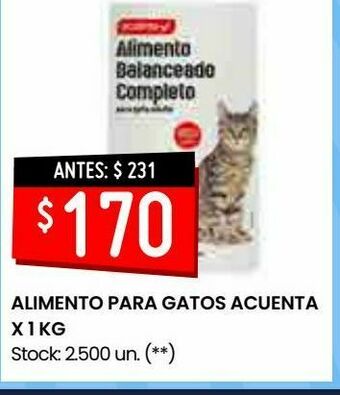 Changomas Alimento para gatos acuenta x 1 kg oferta