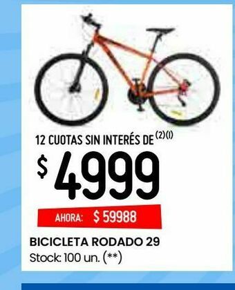 Changomas Bicicleta rodado 29 oferta