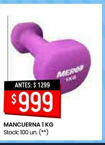 Walmart Mancuerna 1 kg oferta