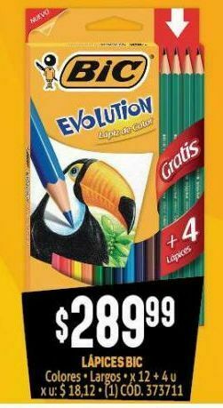 Makro Lápices bic oferta