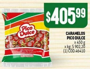 Makro Caramelos pico dulce 450g oferta