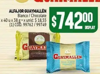 Makro Alfajores guaymallen 40un oferta