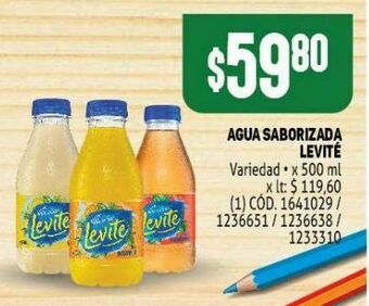 Makro Agua saborizada levité 500ml oferta