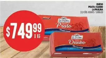 Makro Queso prato / danbo la paulina kg oferta