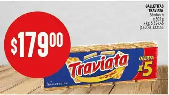 Makro Galletitas traviata 505g oferta