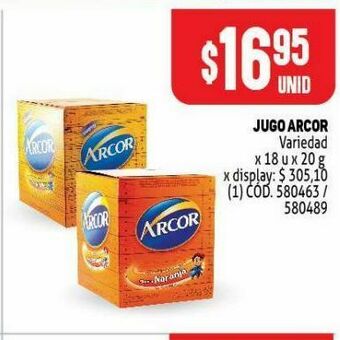 Makro Jugo en polvo arcor oferta
