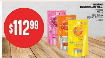 Makro Shampoo / acondicionador sedal 300ml oferta
