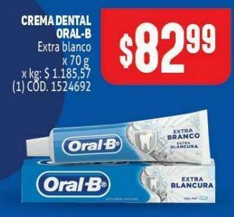 Makro Crema dental oral-b 70g oferta