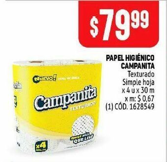 Makro Papel higiénico campanita oferta