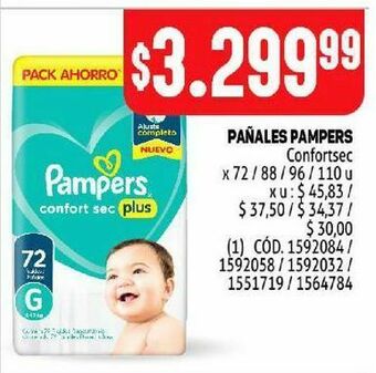 Makro Pañales pampers oferta