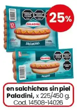 Coto Paladini salchichas sin piel oferta