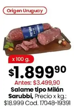 Coto Sarubbi salame tipo milán oferta