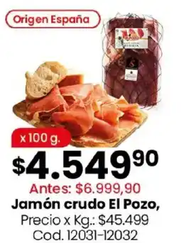 Coto El pozo jamón crudo oferta