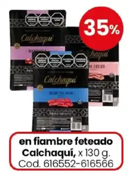 Coto Calchaquí en fiambre feteado oferta