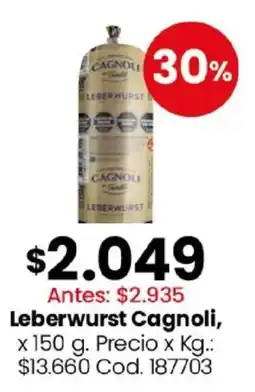 Coto Cagnoli leberwurst oferta