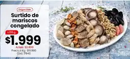 Coto Origen chile surtido de mariscos congelado oferta