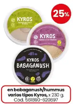 Coto Kyros babaganush/hummus oferta