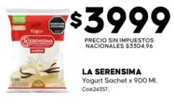 Diarco La serenisima yogur sachet oferta